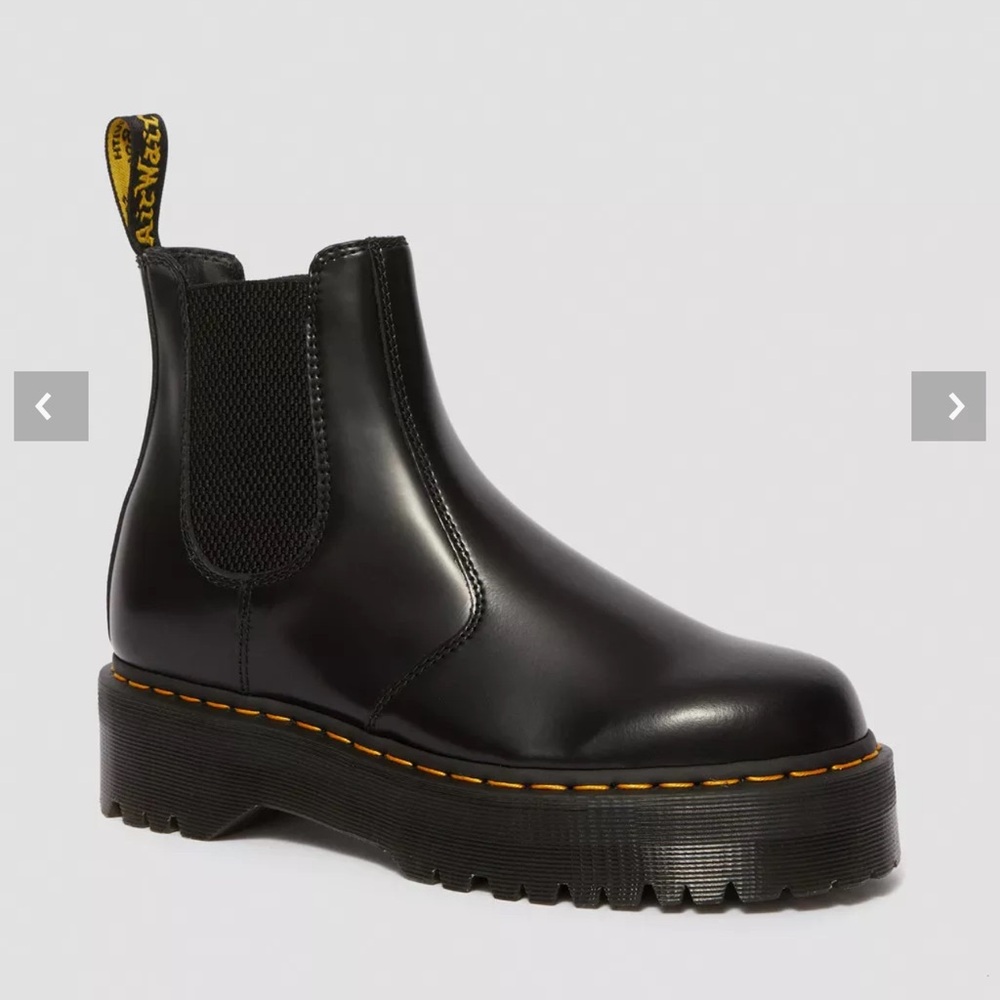 Dr. Martens Black Platform Chelsea Boots